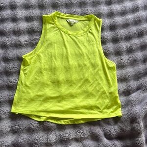 Neon yellow athleta workout tank. Super comfy- only worn once.